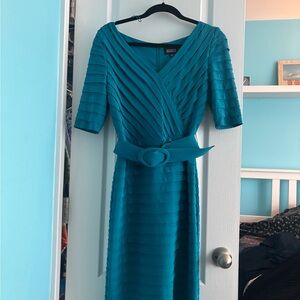 Adrianna Papell Turquoise Dress